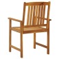 vidaXL Sillas de jardín 6 unidades madera maciza de acacia vidaXL Sillas de jardín 6 unidades madera maciza de acacia