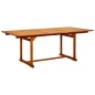vidaXL Juego de comedor de jardín 5 piezas madera maciza de acacia vidaXL Juego de comedor de jardín 5 piezas madera maciza de acacia