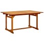 vidaXL Juego de comedor de jardín 5 piezas madera maciza de acacia vidaXL Juego de comedor de jardín 5 piezas madera maciza de acacia