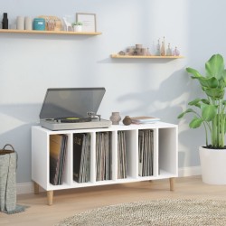 vidaXL Mueble para discos madera contrachapada blanco 100x38x48 cm