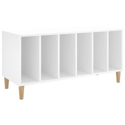 vidaXL Mueble para discos madera contrachapada blanco 100x38x48 cm