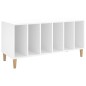 vidaXL Mueble para discos madera contrachapada blanco 100x38x48 cm vidaXL Mueble para discos madera contrachapada blanco 100x38x48 cm