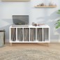vidaXL Mueble para discos madera contrachapada blanco 100x38x48 cm vidaXL Mueble para discos madera contrachapada blanco 100x38x48 cm