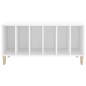 vidaXL Mueble para discos madera contrachapada blanco 100x38x48 cm vidaXL Mueble para discos madera contrachapada blanco 100x38x48 cm