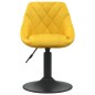 vidaXL Silla de comedor de terciopelo amarillo mostaza vidaXL Silla de comedor de terciopelo amarillo mostaza