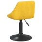 vidaXL Silla de comedor de terciopelo amarillo mostaza vidaXL Silla de comedor de terciopelo amarillo mostaza