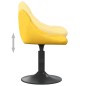 vidaXL Silla de comedor de terciopelo amarillo mostaza vidaXL Silla de comedor de terciopelo amarillo mostaza