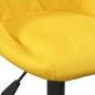vidaXL Silla de comedor de terciopelo amarillo mostaza vidaXL Silla de comedor de terciopelo amarillo mostaza