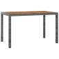 vidaXL Set de comedor jardín 3 piezas con cojines ratán sintético gris vidaXL Set de comedor jardín 3 piezas con cojines ratán sintético gris