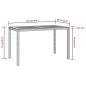 vidaXL Set de comedor jardín 3 piezas con cojines ratán sintético gris vidaXL Set de comedor jardín 3 piezas con cojines ratán sintético gris