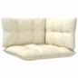 vidaXL Muebles de jardín 6 piezas cojines madera de pino crema vidaXL Muebles de jardín 6 piezas cojines madera de pino crema