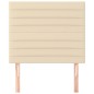 vidaXL Cabeceros 2 unidades de tela color crema 100x5x78/88 cm vidaXL Cabeceros 2 unidades de tela color crema 100x5x78/88 cm