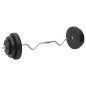 vidaXL Juego de barras y mancuernas con discos 60 kg vidaXL Juego de barras y mancuernas con discos 60 kg