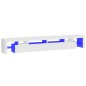 vidaXL Mueble de TV con luces LED blanco brillante 260x36,5x40 cm vidaXL Mueble de TV con luces LED blanco brillante 260x36,5x40 cm