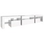 vidaXL Mueble de TV con luces LED blanco brillante 215x36,5x40 cm vidaXL Mueble de TV con luces LED blanco brillante 215x36,5x40 cm