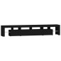 vidaXL Mueble de TV con luces LED Negro 230x36,5x40 cm vidaXL Mueble de TV con luces LED Negro 230x36,5x40 cm