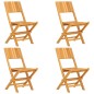 vidaXL Juego de comedor para jardín 5 piezas madera maciza de teca vidaXL Juego de comedor para jardín 5 piezas madera maciza de teca