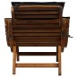 vidaXL Tumbonas con cojines 2 uds madera maciza acacia gris oscuro vidaXL Tumbonas con cojines 2 uds madera maciza acacia gris oscuro