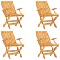 vidaXL Juego de comedor para jardín 5 piezas madera maciza de teca vidaXL Juego de comedor para jardín 5 piezas madera maciza de teca
