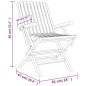 vidaXL Juego de comedor para jardín 5 piezas madera maciza de teca vidaXL Juego de comedor para jardín 5 piezas madera maciza de teca