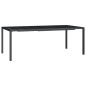 vidaXL Juego de comedor de jardín 7 piezas acero gris antracita vidaXL Juego de comedor de jardín 7 piezas acero gris antracita