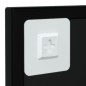 vidaXL Espejos de pared 2 uds metal negro 100x40 cm vidaXL Espejos de pared 2 uds metal negro 100x40 cm