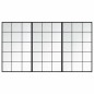 vidaXL Espejos de pared 3 uds metal negro 100x60 cm vidaXL Espejos de pared 3 uds metal negro 100x60 cm