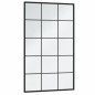 vidaXL Espejos de pared 3 uds metal negro 100x60 cm vidaXL Espejos de pared 3 uds metal negro 100x60 cm