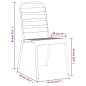 vidaXL Juego de comedor de jardín 5 piezas acero gris antracita vidaXL Juego de comedor de jardín 5 piezas acero gris antracita