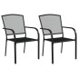 vidaXL Juego de comedor de jardín 3 piezas acero gris antracita vidaXL Juego de comedor de jardín 3 piezas acero gris antracita