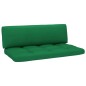 vidaXL Muebles de palets 4 pzas y cojines madera pino impregnada vidaXL Muebles de palets 4 pzas y cojines madera pino impregnada