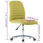 vidaXL Sillas de comedor 6 unidades tela verde vidaXL Sillas de comedor 6 unidades tela verde