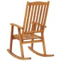 vidaXL Mecedora de madera maciza de acacia vidaXL Mecedora de madera maciza de acacia