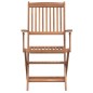 vidaXL Set comedor de jardín plegable 5 piezas madera maciza de acacia vidaXL Set comedor de jardín plegable 5 piezas madera maciza de acacia