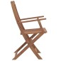 vidaXL Set comedor de jardín plegable 5 piezas madera maciza de acacia vidaXL Set comedor de jardín plegable 5 piezas madera maciza de acacia