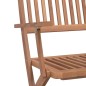 vidaXL Set comedor de jardín plegable 5 piezas madera maciza de acacia vidaXL Set comedor de jardín plegable 5 piezas madera maciza de acacia