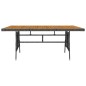 idaXL Juego de comedor de jardín 9 piezas ratán sintético gris idaXL Juego de comedor de jardín 9 piezas ratán sintético gris