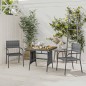 vidaXL Juego de comedor de jardín 3 piezas ratán sintético gris vidaXL Juego de comedor de jardín 3 piezas ratán sintético gris