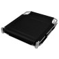 vidaXL Tumbona plegable de acero con cojín de cabeza acero negra vidaXL Tumbona plegable de acero con cojín de cabeza acero negra