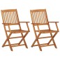 vidaXL Mesa y sillas bistró plegables 3 pzas madera maciza de acacia vidaXL Mesa y sillas bistró plegables 3 pzas madera maciza de acacia