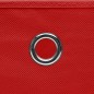 vidaXL Cajas de almacenaje 10 uds tela no tejida rojo 28x28x28 cm vidaXL Cajas de almacenaje 10 uds tela no tejida rojo 28x28x28 cm