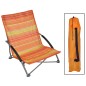 HI Silla de playa plegable naranja 65x55x25/65cm HI Silla de playa plegable naranja 65x55x25/65cm