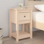 vidaXL Mesitas de noche 2 uds madera maciza de pino 40x35x61,5 cm vidaXL Mesitas de noche 2 uds madera maciza de pino 40x35x61,5 cm