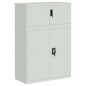vidaXL Armario archivador de acero gris claro 90x40x130 cm vidaXL Armario archivador de acero gris claro 90x40x130 cm