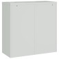 vidaXL Armario archivador de acero gris claro 90x40x130 cm vidaXL Armario archivador de acero gris claro 90x40x130 cm