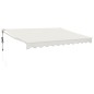 vidaXL Toldo retráctil automático color crema 3x2,5 m vidaXL Toldo retráctil automático color crema 3x2,5 m