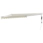 vidaXL Toldo retráctil automático color crema 3x2,5 m vidaXL Toldo retráctil automático color crema 3x2,5 m