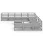 vidaXL Juego de muebles de jardín 12 piezas madera maciza de pino vidaXL Juego de muebles de jardín 12 piezas madera maciza de pino