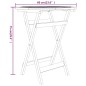 vidaXL Juego de comedor para jardín 3 piezas madera maciza de teca vidaXL Juego de comedor para jardín 3 piezas madera maciza de teca