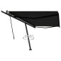 vidaXL Toldo de pie retráctil manual gris antracita 500x300 cm vidaXL Toldo de pie retráctil manual gris antracita 500x300 cm